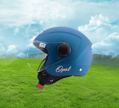 OZONE Opal helmet _openface_freesize_03 Motorbike Helmet(Blue)