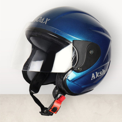 NOAX ISI MARKED HELMET FOR SAFTY RIDDING UNISEX FK)596 Motorbike Helmet(Blue)