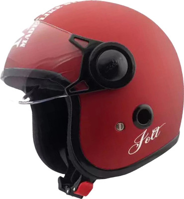 OZONE SV_OPENFACE HELMET_SUPER QUALITY_NEW MODEL_AD43 Motorbike Helmet(Red)