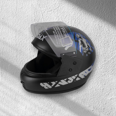 NOAX KING OF HELMET UNISEX OPEN FACE motorbike HELMET-Blue114114-Helmet 5-ABCD-Helmat Motorbike Helmet(Blue)