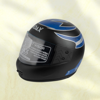 NOAX ISI MARKED UNISEX HELMET FOR RIDDING BIKE NON STOP(DD-39 Motorbike Helmet(Blue)
