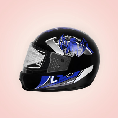 NOAX KING OF HELMET UNISEX OPEN FACE motorbike HELMET-Blue112 Motorbike Helmet(Blue)