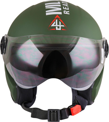 4U SUPREME ICON Motorbike Helmet(MILITRY GREEN)