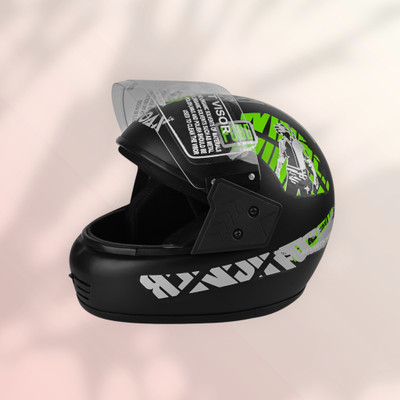 NOAX unisex full face good hard quality helmet-Green341 Motorbike Helmet(Green)