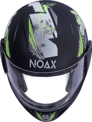 NOAX FULL FACE STYLISH HELMET Motorbike Helmet(Green)