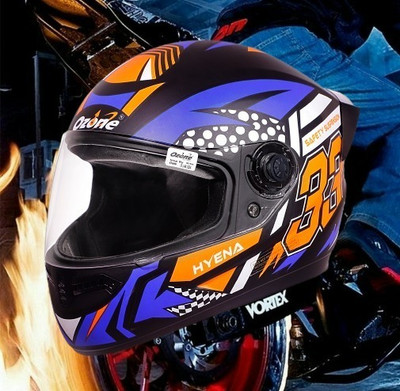 OZONE JBM_PRIME_HELMET_FULLFACE_GRADE 1_SAFETY AND STYLE_@V@_155 Motorbike Helmet(BLUE-BLACK)