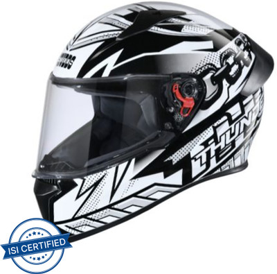 STUDDS THUNDER D5 Motorbike Helmet(Black N6)