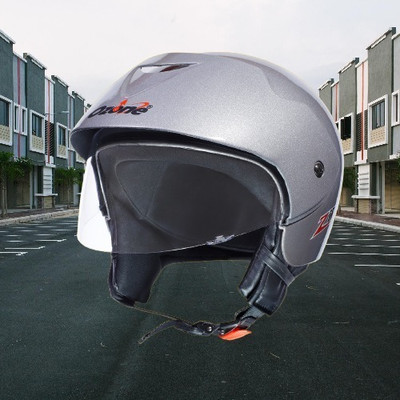 OZONE Superior Certified Helmet_openface@VG&_291 Motorbike Helmet(Grey)