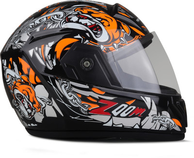 Quite SWO44 Motorbike Helmet(Orange)