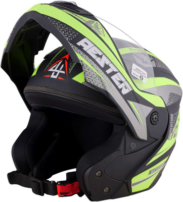4U SUPREME AESTER D-1 Motorbike Helmet(N. GREEN)
