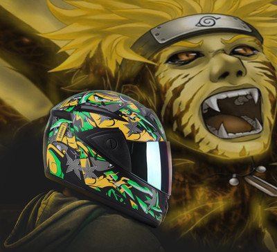 urban carrier ABS Material Full Face Plain Visor, UV Scratch Resistance Motorbike Helmet(Yellow)