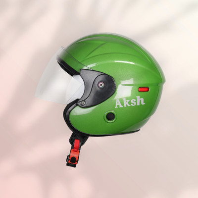 NOAX ISI MARKED KING OF HELMET UNISEX RIDDING HELMET TOP SELLING(DD-549 Motorbike Helmet(Green)