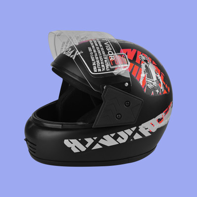 Font Helmet GOOD QUALITYFOR UNISEX BIKE RIDIDNG_183-AAA Motorbike Helmet(Red)