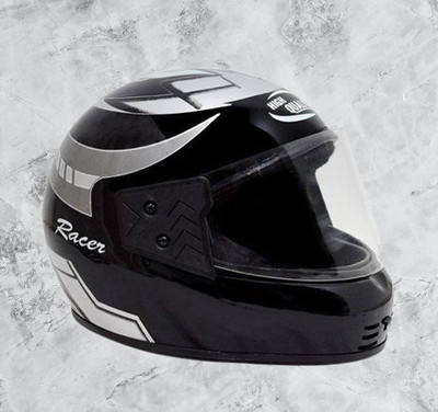 KIN Full Face Helmet_ISI certified_Silver16 Motorbike Helmet(Silver)