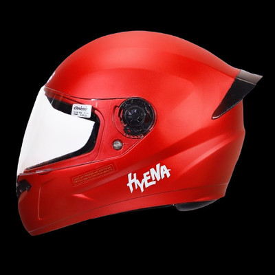 OZONE Zzz Hyena_FF_Unisex_freesize_Oz016 Motorbike Helmet(Red)