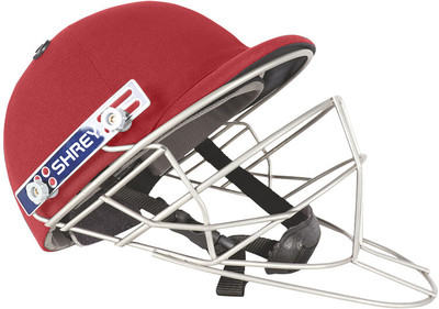 Shrey Pro Guard Fielding Stainless Steel Cricket Helmet(Maroon)