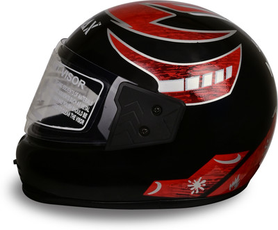 NOAX Kawach for biker0.8 Motorbike Helmet(Black)