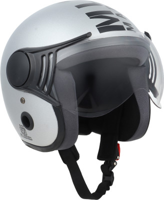 Xinor Zitro Motorbike Helmet(Silver)
