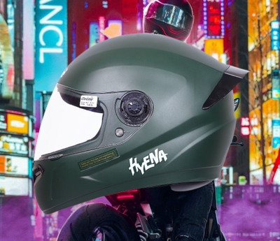 OZONE HyEnA_Super_Quality_Helmet_For Safety n Style_@LG@_0152 Motorbike Helmet(MILITARY GREEN)