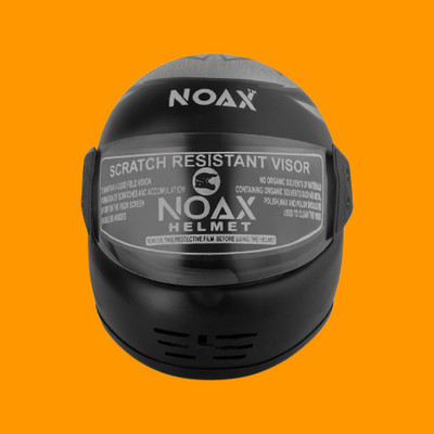 NOAX UNISEX HELMET FOR SAFTY RIDING32 Motorbike Helmet(Grey)