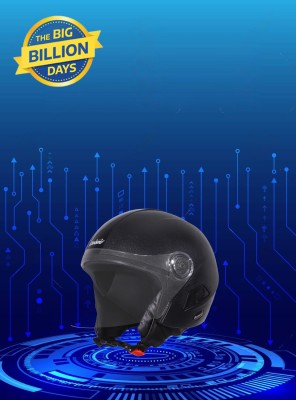 OZONE Bizare-Eco-1111111-bk Motorbike Helmet(Black)