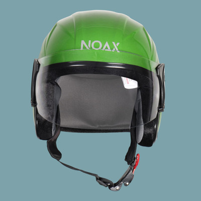 NOAX unisex open face helmet for safty516 Motorbike Helmet(Light Green)