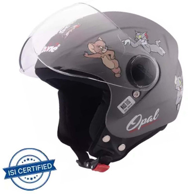 OZONE JBB_CLASS ONE HELMET_OPEN FACE_LIGHT WEIGHT_@SAFTEY@_27 Motorbike Helmet(BROWN DESIGN)
