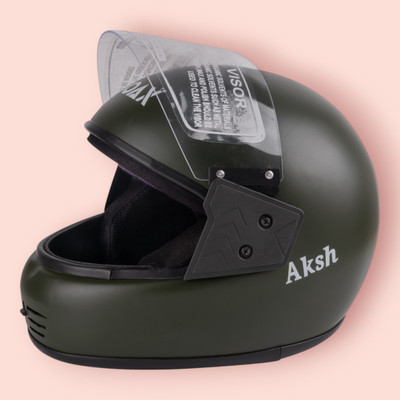 NOAX unisex full face good hard quality helmet-Black307 Motorbike Helmet(Black)