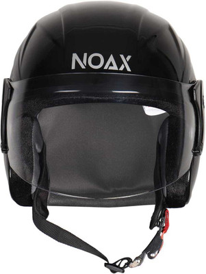 NOAX Indicator-Men_Open Face-M-Black-12 Motorsports Helmet(Black, Black)