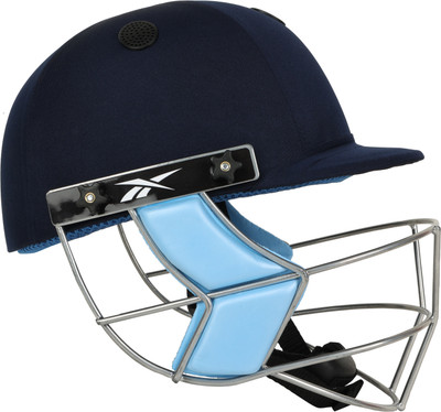 REEBOK Blast (Shock-Proof, Adjustable Steel Grill) L-Size, Lightweight Cricket Helmet(Navy Blue)