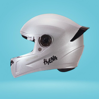 OZONE Prime Helmet_full face_HyEna_@R@Class_AD_@738 Motorbike Helmet(SILVER-WHITE)
