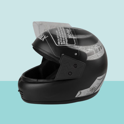 NOAX UNISEX HELMET FOR SAFTY RIDING FOR BIKEE13 Motorbike Helmet(Grey)