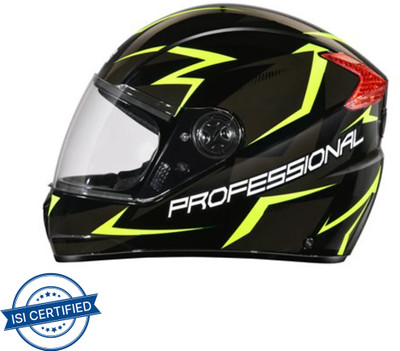 STUDDS PROFESSIONAL D1 Motorbike Helmet(BLACK N5)