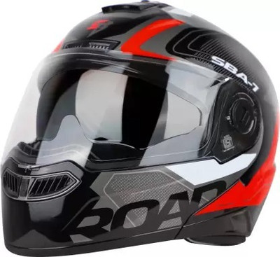 Steelbird Air sba-7 Motorbike Helmet(matt blk red)