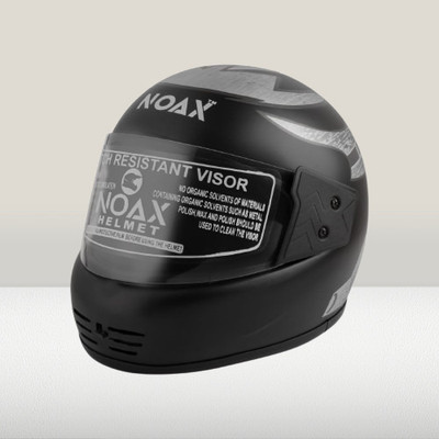 NOAX UNISEX HELMET FOR SAFTY RIDING FOR BIKE16 Motorbike Helmet(Grey)