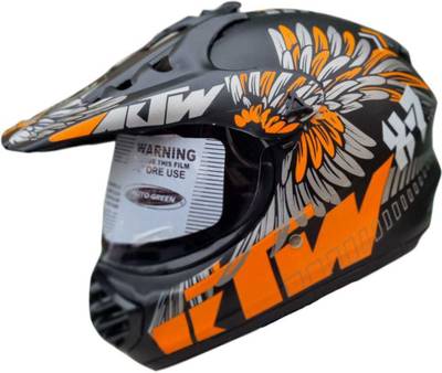 FOROLY Auto Green X 7 KTM ABS Material with Rainbow visor