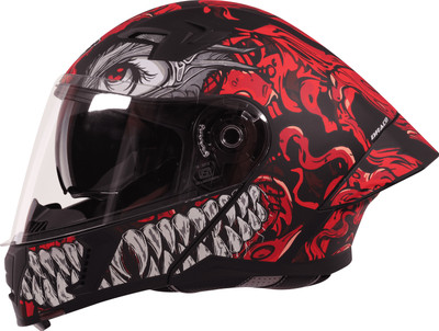 Steelbird Air SBA-20 ISS DRACO Flip Up ISI Certified Medium Motorsports Helmet(Matt Black Red)