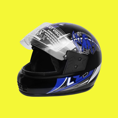 NOAX helmet bazarr unisex full face helmet _45 Motorbike Helmet(Black)