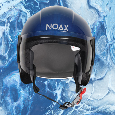 NOAX open helmetfor bike1113 Motorbike Helmet(Blue)
