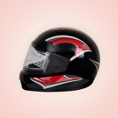 NOAX unisex full face good hard quality helmet-Green276276-Red jaal-ABCD-Helmat Motorbike Helmet(Red)