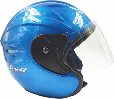 Save Life Blue Nano Half Face Helmet | ISI Certified, Lightweight & Stylish Design Motorbike Helmet(Blue)