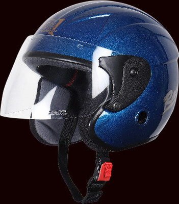 nextin nano_154 Motorbike Helmet(Blue)
