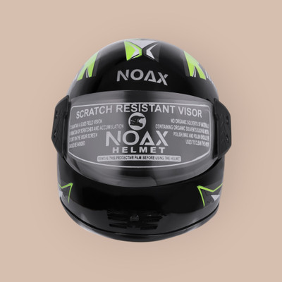 NOAX unisex full face good hard quality helmet-Green251 Motorbike Helmet(Green)