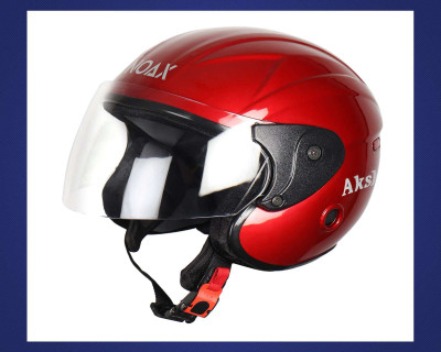 NOAX SOLID QUALITY FOR UNISEX ISI MARKEDHELMET FULL FACE RIDING SL-16 Motorbike Helmet(Red)