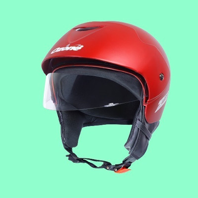 OZONE Prime Helmet_OpenFace_for Safety_Premium quality_LG@a@167 Motorbike Helmet(Red)