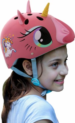 StreetJam Magic Unicorn Unisex Kids Helmets, 5-8Yrs Open Face Scooter, Skateboard & Cycling Helmet(Pink)
