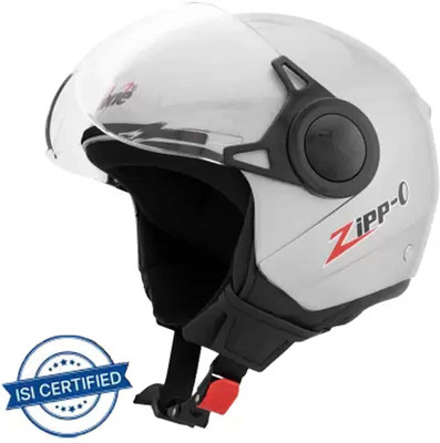 OZONE SV_OPENFACE HELMET_SUPER QUALITY_NEW MODEL_AD61 Motorbike Helmet(Silver)