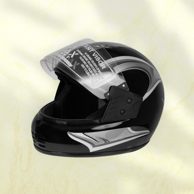 NOAX unisex full face good hard quality helmet-Green272 fk_23 Motorbike Helmet(Silver)
