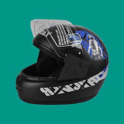 Font Helmet GOOD QUALITYFOR UNISEX for BIKE_140-AAA Motorbike Helmet(Red)