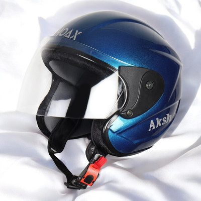NOAX ISI MARKED KING OF HELMET UNISEX RIDDING HELMET TOP SELLING(DD-392 Motorbike Helmet(Blue)